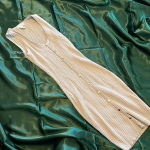 MIDI sweater tank dress! Lt grey bodycon